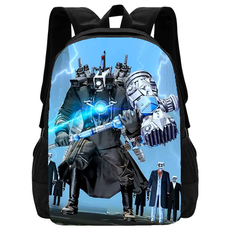 Mochila Skibidi Toilet School Backpack Cartoon School Bag for Boys  Titans Cameraman Children Backpack  Speaker Tv Man Kids Bags