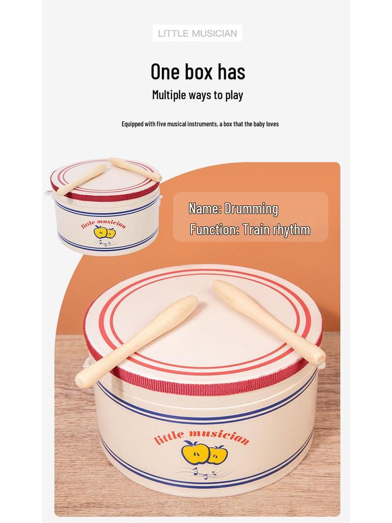 Denmark Infant & Toddler Wooden Percussion & Wind Instruments - Orff Music Teaching Aids