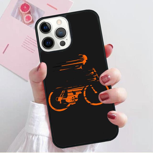 Hipster Bike Bicycle Phone Case Cover For iPhone 17 Air 16e 15 14 13 12 Pro Max 11 Pro Max Plus Coque Shell