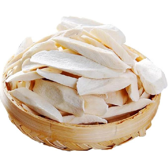 Dried Yam Slices,Dried Chinese Yam,Natural Yam Slices,Fresh-Cut Chinese Yam,Dioscorea Opposita Thunb,Chinese Yam,Rhizoma Dioscoreae,shanyaopian,yam 250 g(0.55 Pound)