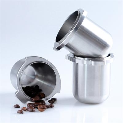 304 Stainless Steel 54mm Dosing Funnel Cup For Breville Barista Express Impress (BES876 ) Anti-static & Mess-free Sniffing Cup