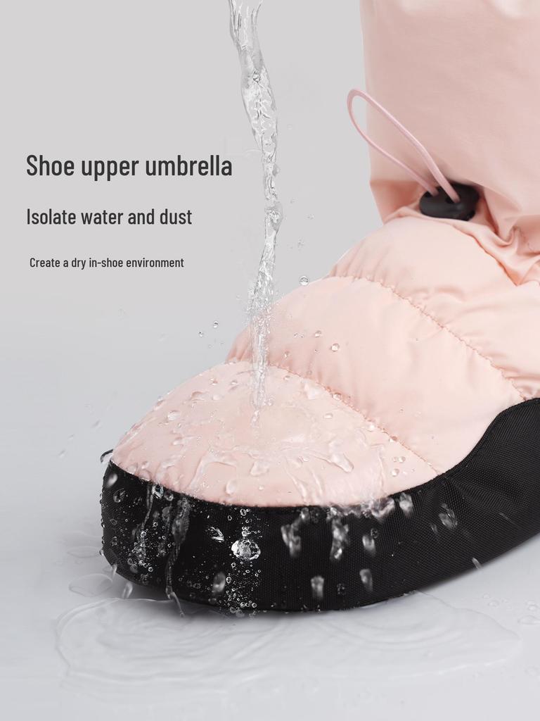 Women's Fleece Lined Ballet Warm-Up Boots - Autumn/Winter Practice Shoes for Dancers