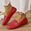2024 Damen Leder Slipper Schuhe Täglich Damen Flats Damenschuhe Weiblich Frühling Mokassins Lässige Slipper Schuhe Damen Slipper