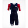 Tuta da Triathlon da Uomo Pezzo Unico Asciugatura Rapida Attrezzatura a Compressione Abbigliamento Protettivo di Sicurezza per Allenamento Ciclismo su Strada
