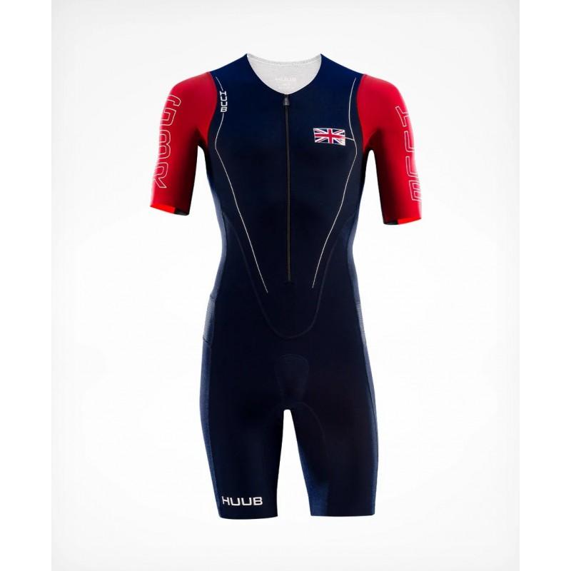 Tuta da Triathlon da Uomo Pezzo Unico Asciugatura Rapida Attrezzatura a Compressione Abbigliamento Protettivo di Sicurezza per Allenamento Ciclismo su Strada