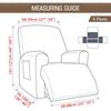 4 Pieces Split Stretch Recliner Sofa Covers Jacquard  Relax Reclining Chair Slipcovers Single Armchair Protector