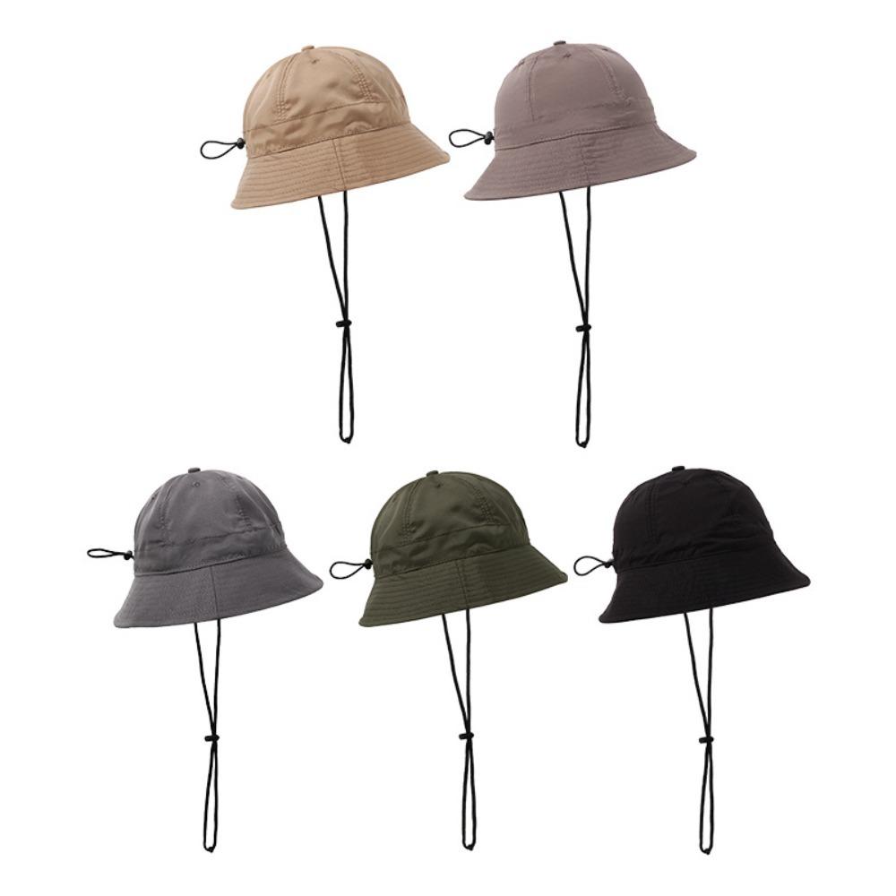 Men Women Summer Sun Hat Uv Protection Bucket Hat Outdoor Hiking Fishing Breathable Basin Cap Ponytail Design