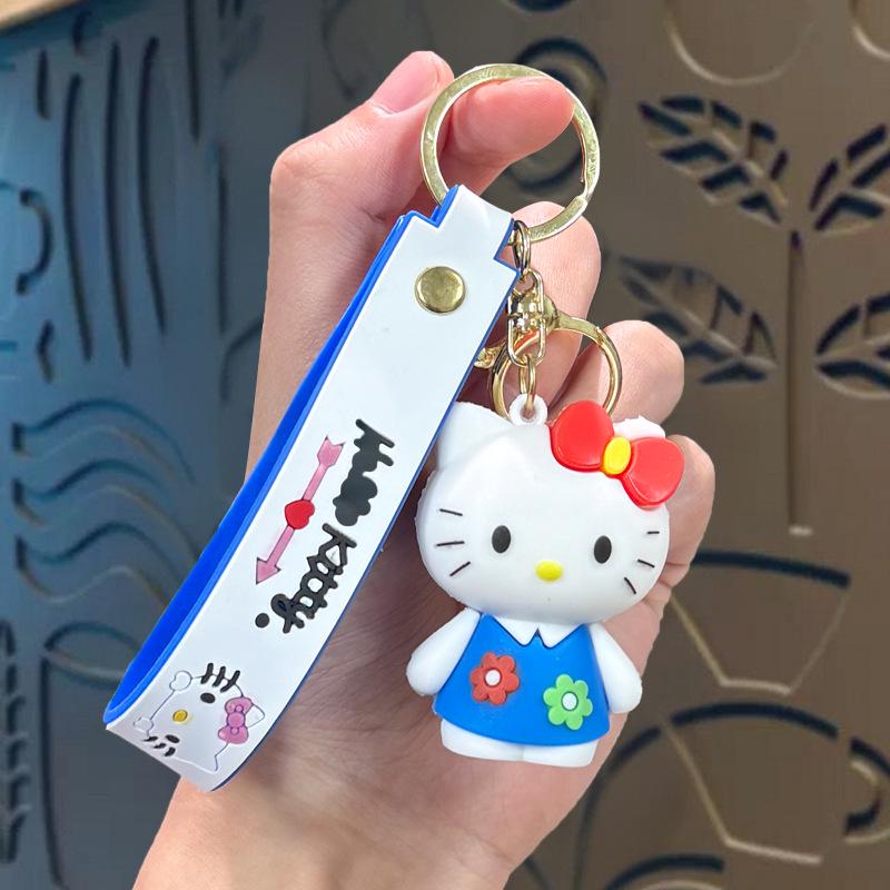 Hello Kitty Cute Doll Keychain Charm - Cartoon Car Ornament & Small Gift