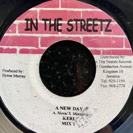 

7inch Record KERI - A New Day NONE In The Streetz Jamaica Reggae, Ska & Dub Used