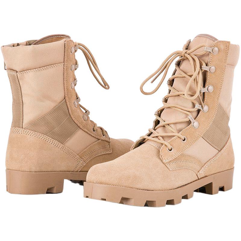 Botas de Combate de Inverno ao Ar Livre Wolf Warrior Assault Ajuda Alta Casual Fãs Militares Táticas Deserto Montanhismo Ferramenta de Treino Botas de Treino