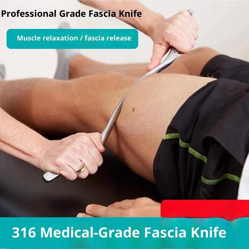 1 Stück Gua Sha Schabmassagegerät für große Muskeln Weichteilmobilisation 304 Edelstahl Faszienschaber M Guasha-Therapie