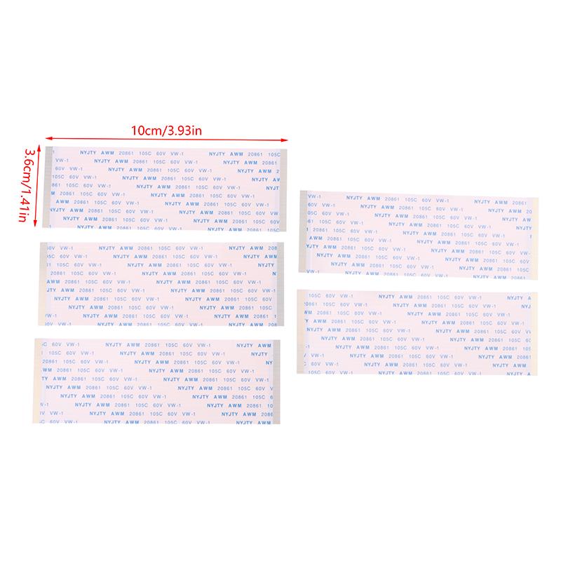 5Pcs Gold-Plated FFC Flat Flexible Cable AWM 20706 105C 60V VW-1 0.5MM Pitch 50/55/60/64/68/80 Pin