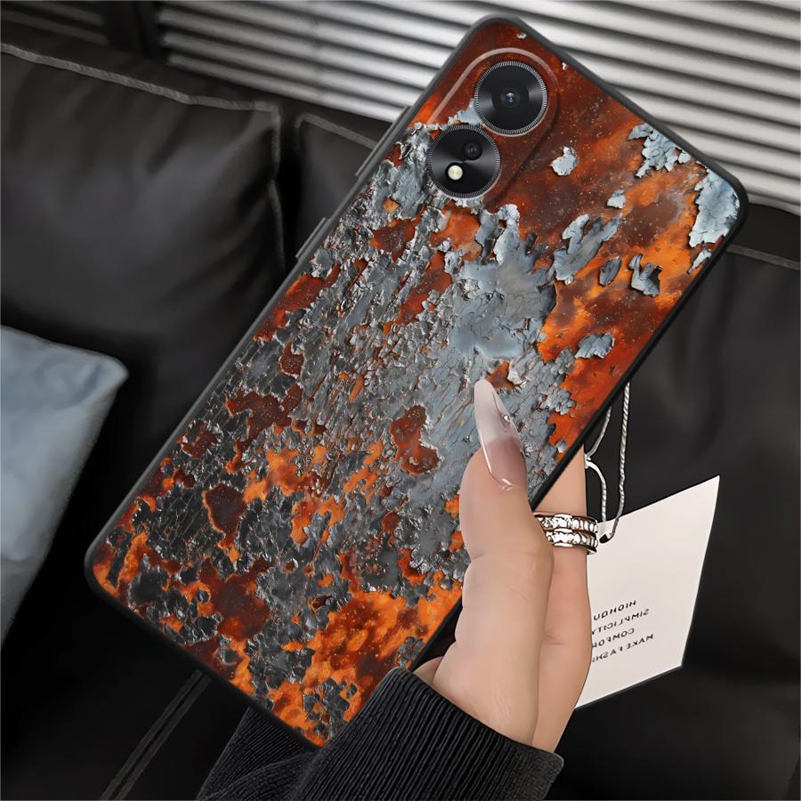 

Phone Cover Case for Oppo A11 A37 A16 A33 A71 A18 A31 A72 A52 A17 A32 A73 A9 A38 A53 A12 A36 A54 A15 A32 Rust Art OPPO A15