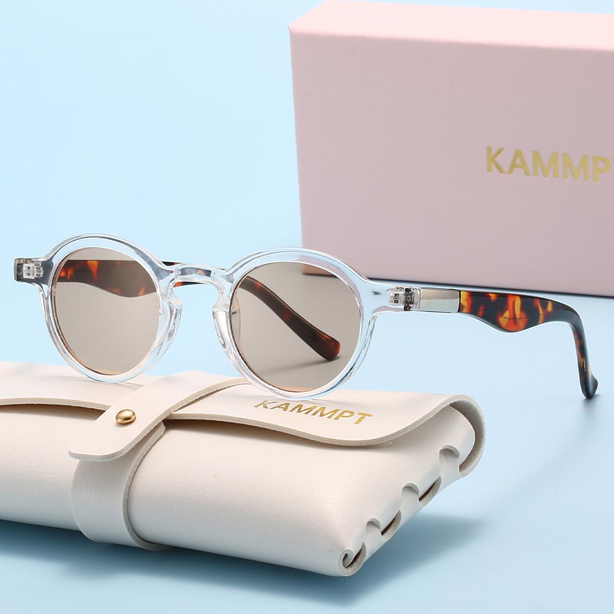 

1 пара модных круглых солнцезащитных очков с градиентными линзами и чехлом-сумкой, женские стильные брендовые солнцезащитные очки с декором, шикарные для вождения, с защитой от УФ-лучей as picture shows