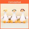 Cute White Goose Plush Toy Keychain Cartoon Duck Doll Backpack Accessory