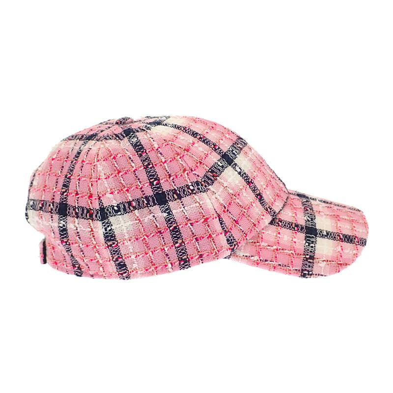 Chanel AAA008_B16357_NX209 Cap Pink Cotton Women