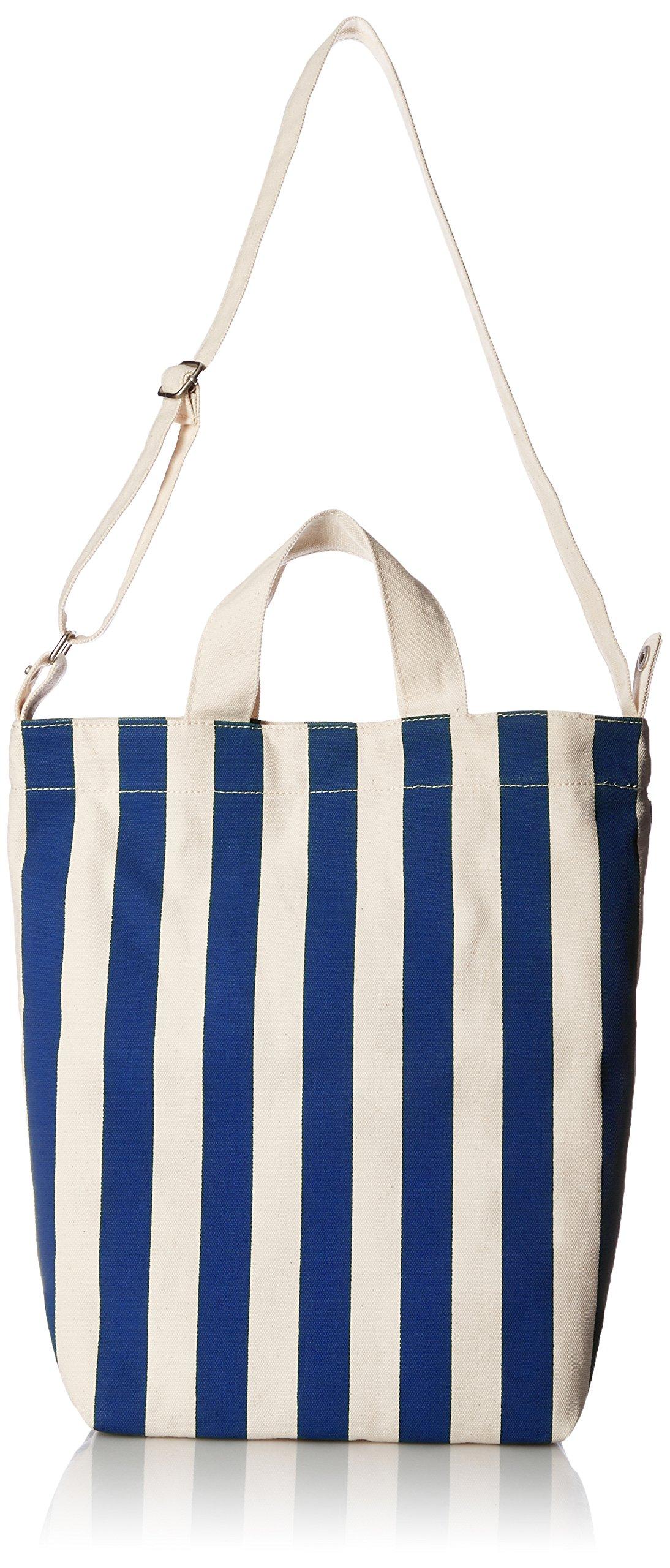 

DUCK BAG Canvas Bag Striped Blue x White [Bagu]