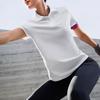 Li Ning Fitness Series Einfarbig Eisgefühl Kühl Lässig Kurzarm Poloshirt Damen Tops Standard-Weiß APLU128-1