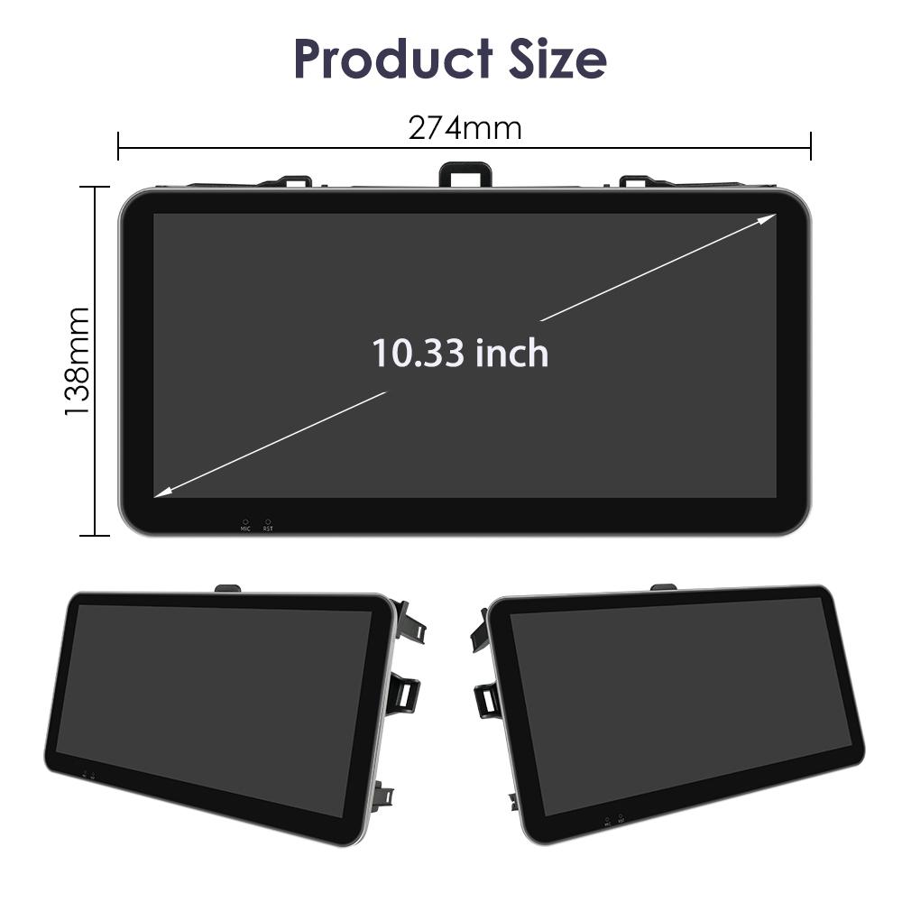8G+128G Android Auto CarPlay Car Radio for Toyota Corolla 2007-2011 Multimedia Player GPS Navigation 2din Stereo 1280*720 Screen Autoradio Carplay 4G