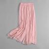 Pantaloni larghi in chiffon a doppio strato Pantaloni da danza swing fluidi Gonna a vita alta Pantaloni lunghi in chiffon larghi da donna