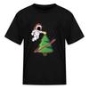 Astronaut Decorating Christmas Tree Space Design Kid's T-Shirt
