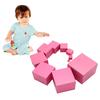 Montessori Pink Tower Dřevěná kostka Block Kids vzdělávací hračka Dětský dárek