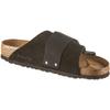 Unisex Kyoto Läder Kyoto VL Mjuk Mocka Svart [BIRKENSTOCK] Nubuck/Mocka & 36/23.0cm