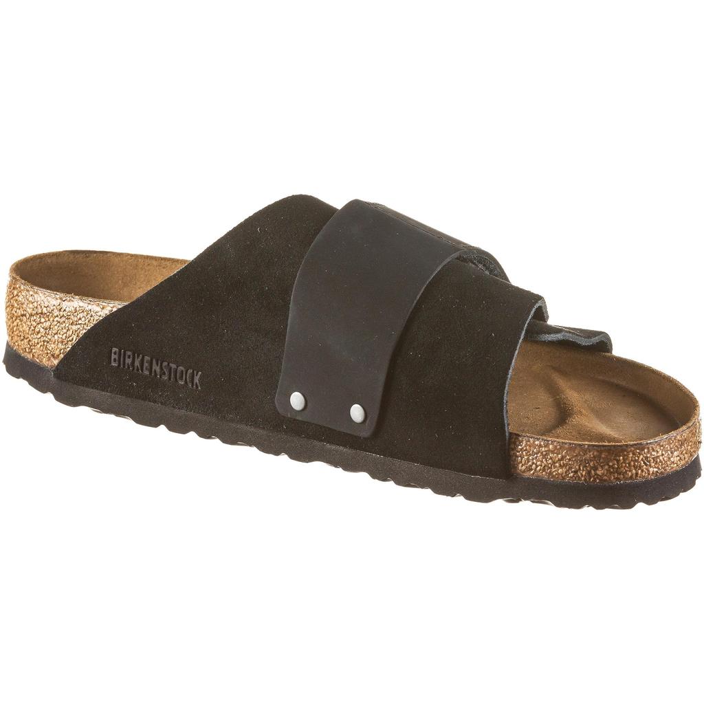 Unisex Kyoto Läder Kyoto VL Mjuk Mocka Svart [BIRKENSTOCK] Nubuck/Mocka & 36/23.0cm
