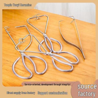 Edelstahl Töpferglasur Clips & Zangen Set für handgefertigte Tauchglasur.