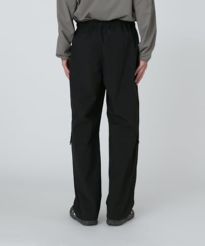 Snow Peak Nylon Tussah Utility Storage Pants, Size L, BLACK, PA-25SU006, Perfect for Festivals, Camping, and Outdoor Activities.