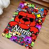 Custom Personalization Brawl Stars Print Area Rug - Soft, Washable Non-Slip Indoor Mat,Living Room,Home&Office Decorative Rug