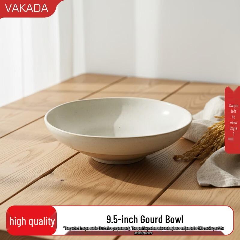 VAKADA Ceramic Gourd Bowl