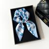 Printed Head Scarf Wholesale European and American Imitation Silk Square Scarf Fashion Geometric Plaid Square Scarf Women