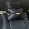 1/2Pcs Car Seat Headrest Auto Logo Neck Pillow for Chevrolet Spark Captiva Cruze Tracker Orlando Trax Epica Nubira Malibu Optra