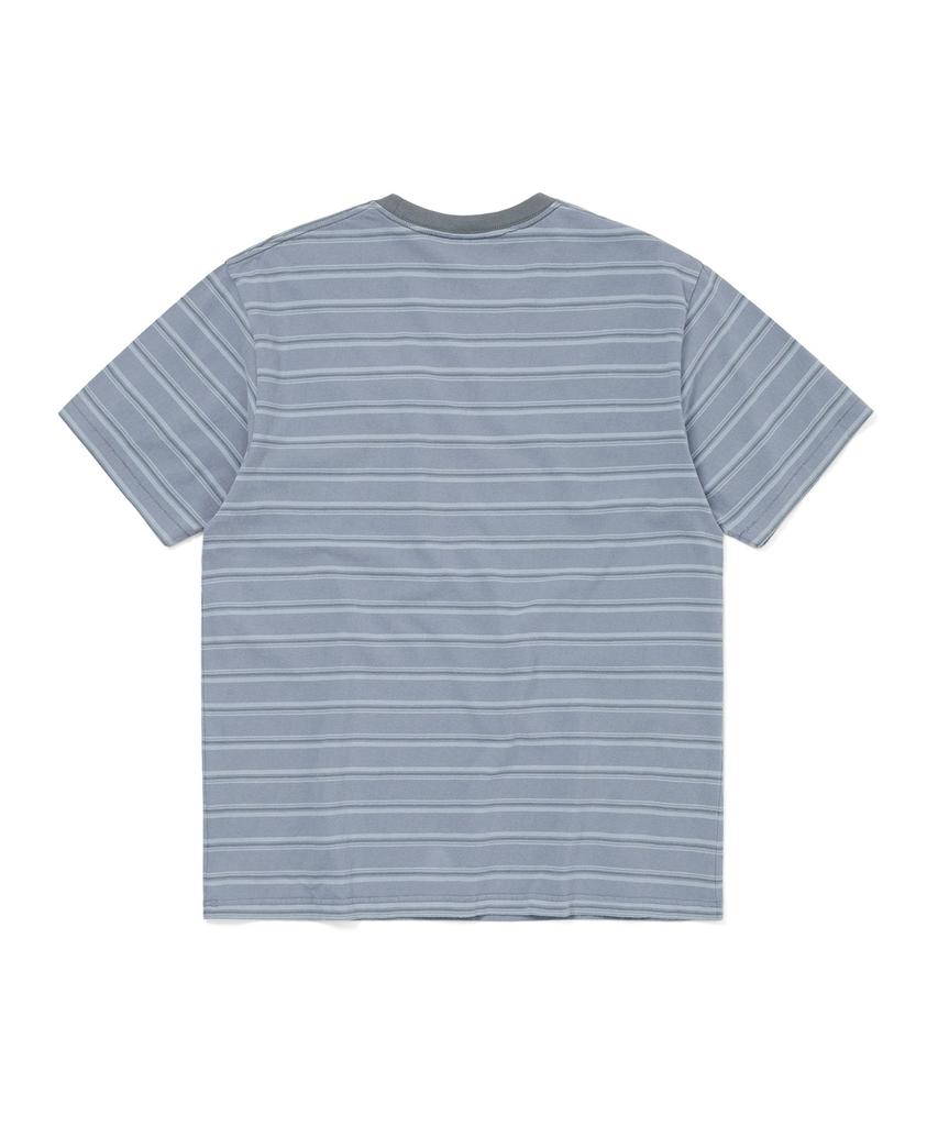 This Is Never That Washed Striped Tee Blue