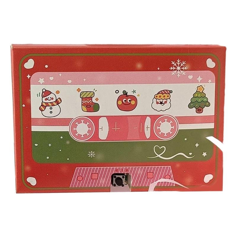 Message Recorder Card Handmade Customizable Voice Recording Cassette Tape Shaped Greeting Card for Couple