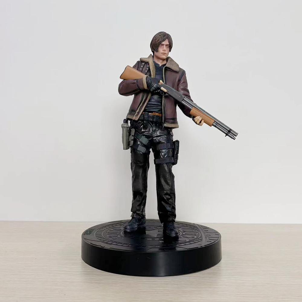 33cm Resident Evil Leon S. Kennedy PVC Action Figure Anime Biohazard Game Leon Figure Model Toys Collection Doll Gift