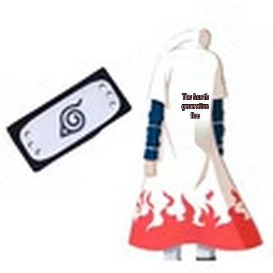 Plášť Akatsuki s červenými mraky - Uchiha Itachi, Sasuke & Čtvrtý Hokage Minato Cosplay Kostým