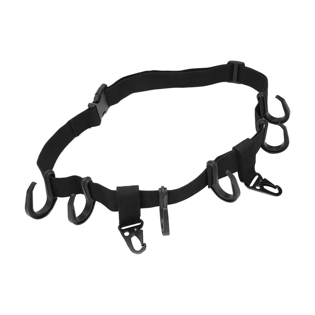 Treestand Strap Gear Polyester Plastic Metal Clip On Type Tree Stand Multi Hook Hanger for Outdoor Adventure Camping