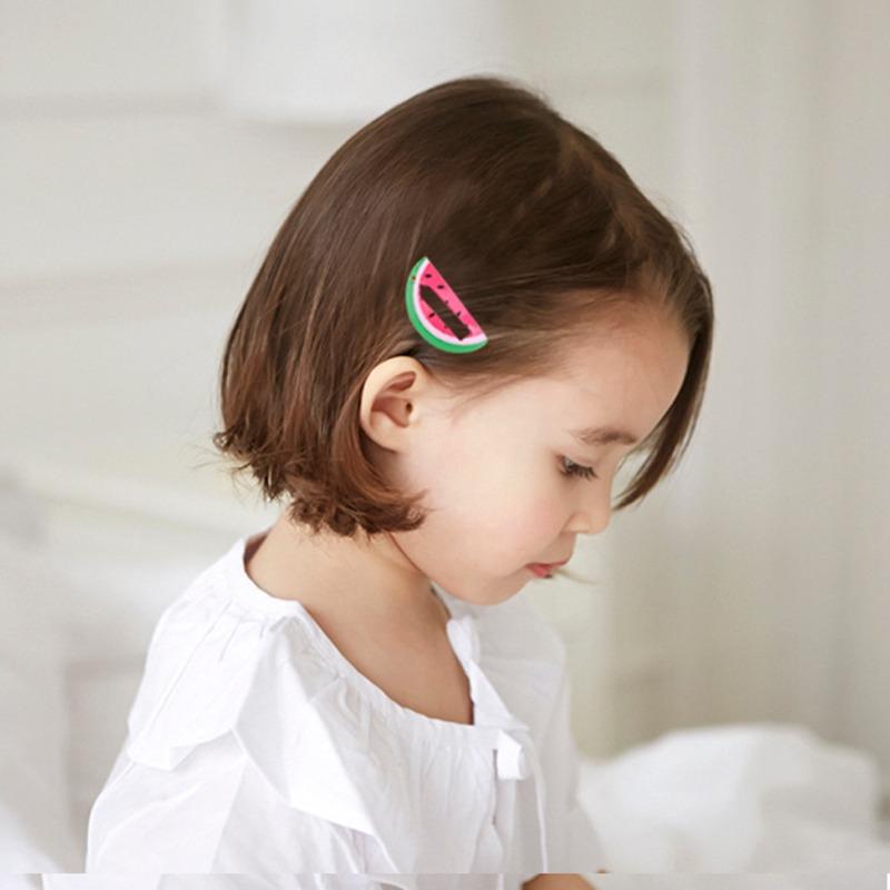 Cute Cartoon Fruit Hairpins Set Children Baby Girls Kid Kawaii Hair Clips Pin Barrettes Accessories Hairgrips Headdress Headwear