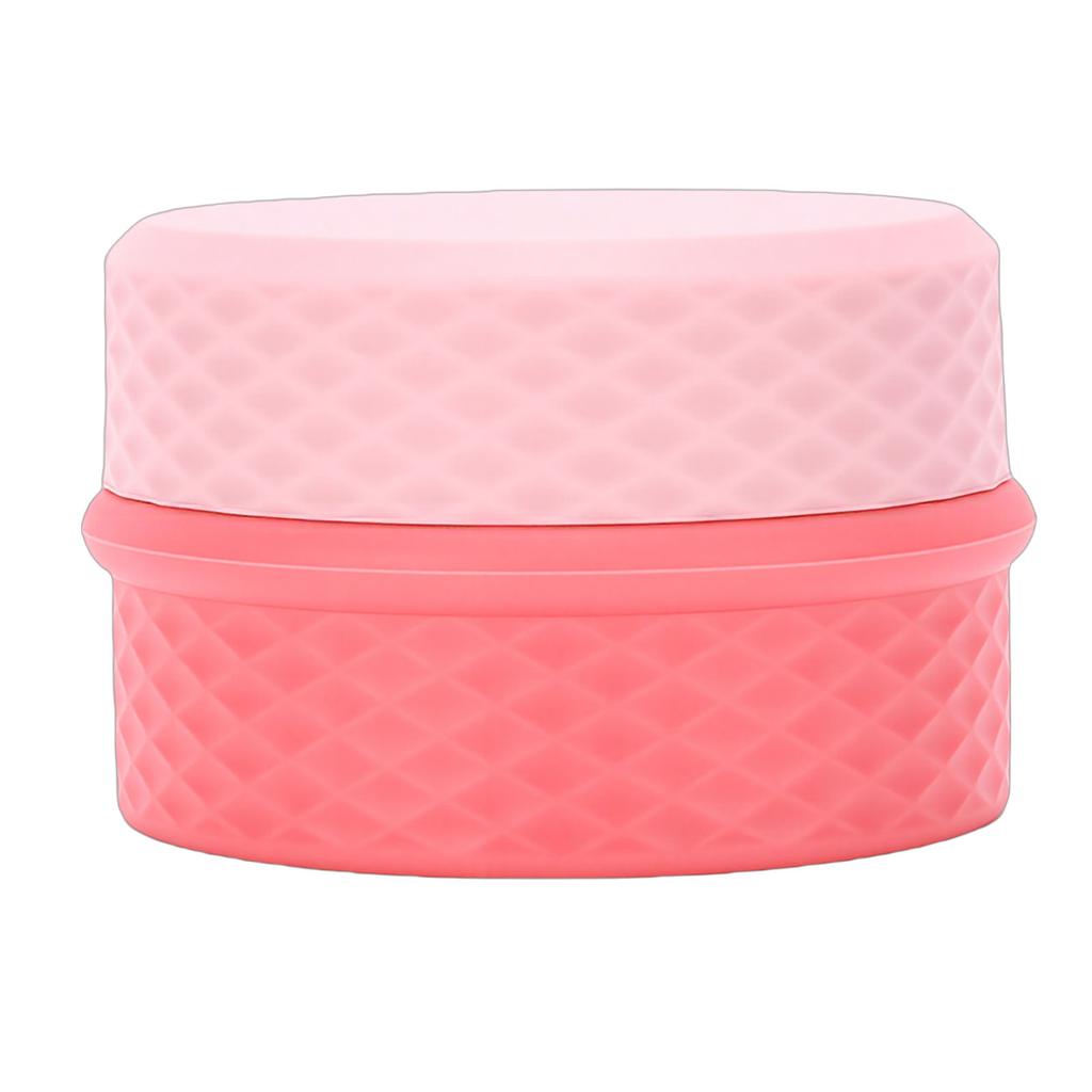 3 In 1 Travel Silicone Makeup Containers for Toiletries Shampoo Lotion Refillable Empty Jars Portable Containers Pink