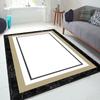 Decorative Special Design Modern Floor Rugs Patterned Non-Slip Base Washable