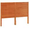 Headboard Wax Brown 160 Cm Solid Pine Wood
