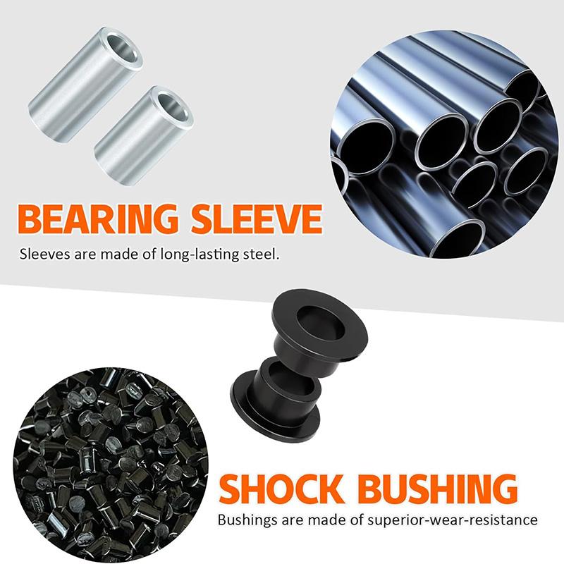 20/24-teiliges Buchsenset für vordere und hintere Querlenker + 28/70 mm Stahlhülsen für Polaris RZR/GENERAL Series 5138276