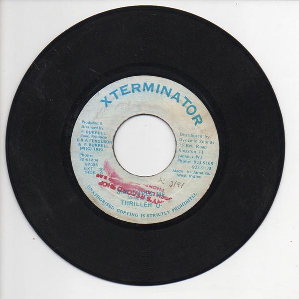 

7inch Record THRILLER U She Loves Me EXT39 Xterminator 1991 Jamaica Reggae Ska Dub Used
