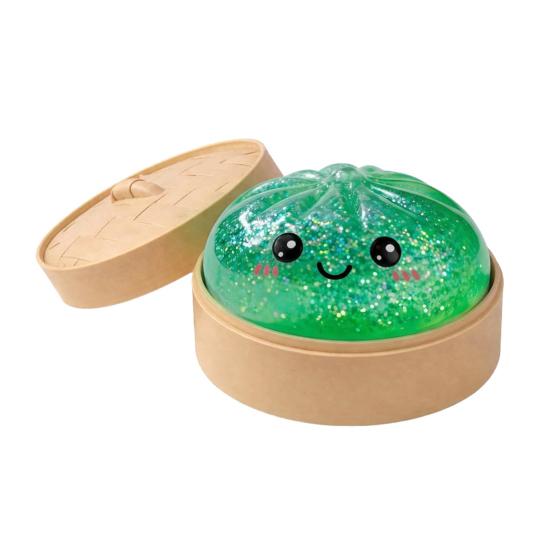 Steamed Bun Squeeze Toy, Cute Dumpling Stress Relief Ball, Slow Rising Decompression Toy for Desk, Kawaii Fidget Gift