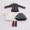 Cute Set, Male and Female Clothes 1/12, Casual Size 1/12 Scale for Scalefu, Autumn/Winter Entrance Suit, School Uniform, JK Skirt Sweater HAMRETHYPPZ