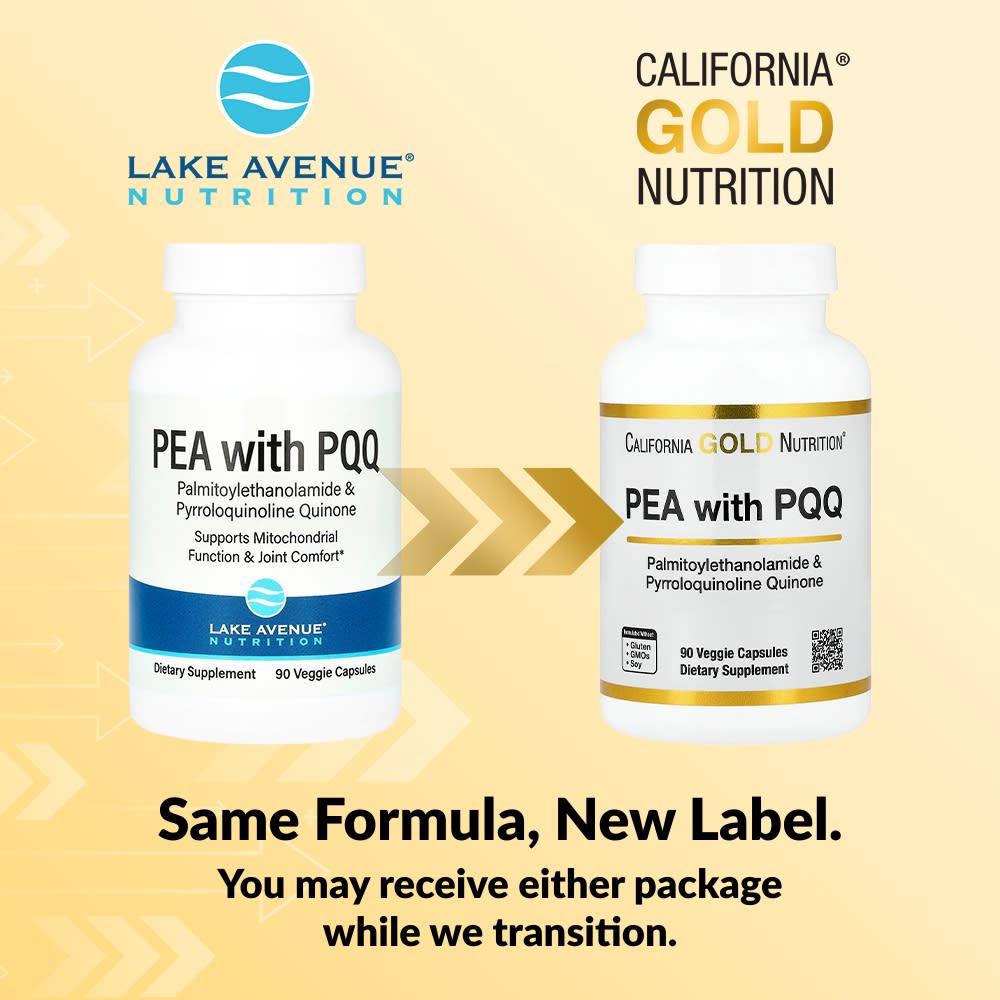 PEA 300mg + PQQ 10mg, 90 Cápsulas Vegetales