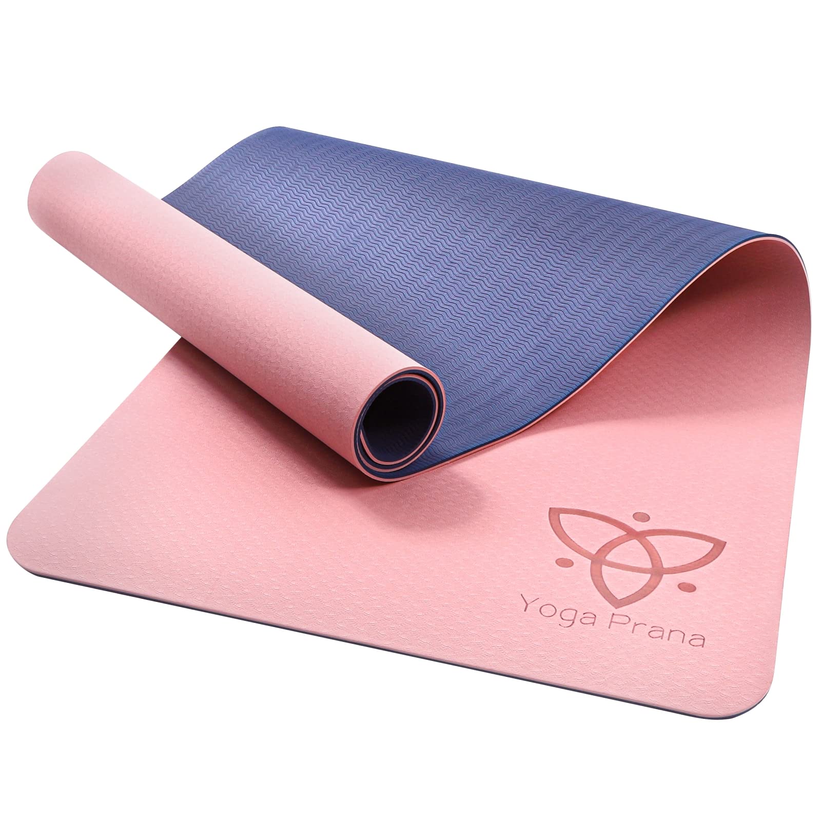 

YogaPrana Yoga Melty Mat, 6mm, Pink, Non-Slip розовый