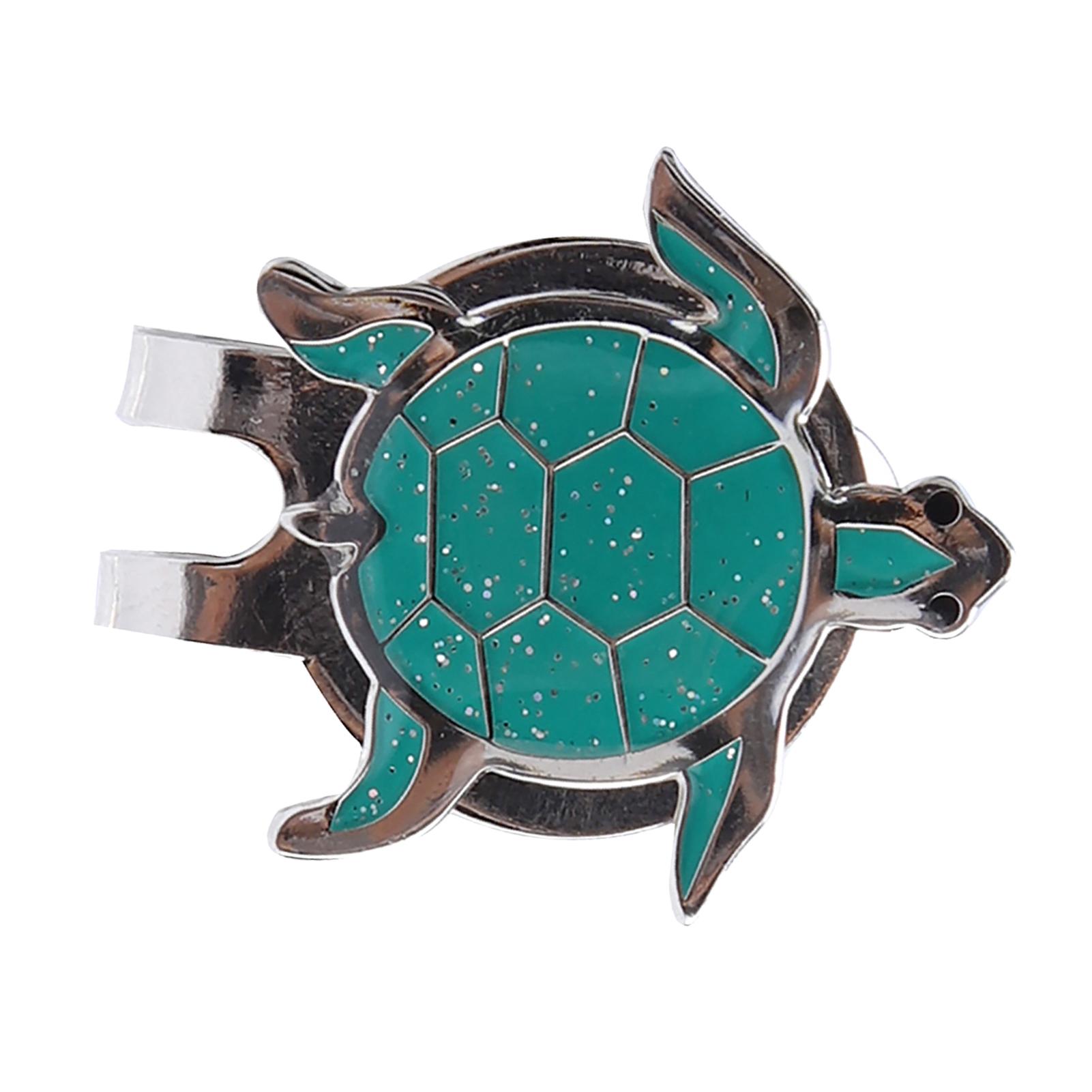 

Крепление для кепки из прочной нержавеющей стали для гольфа с магнитным маркером для мячей, черепаха